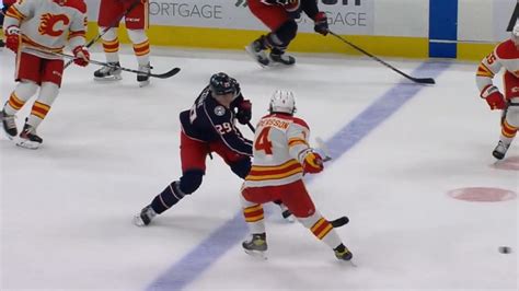 Oct 21, 2023 · Calgary Flames defenceman Rasmus Andersson will have a hearing on Saturday for his hit on Columbus Blue Jackets forward Patrik Laine, the NHL's Department of Player Safety announced.... 